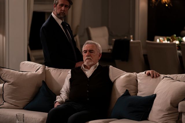 A photo of Brian Cox and Alan Ruck on Succession